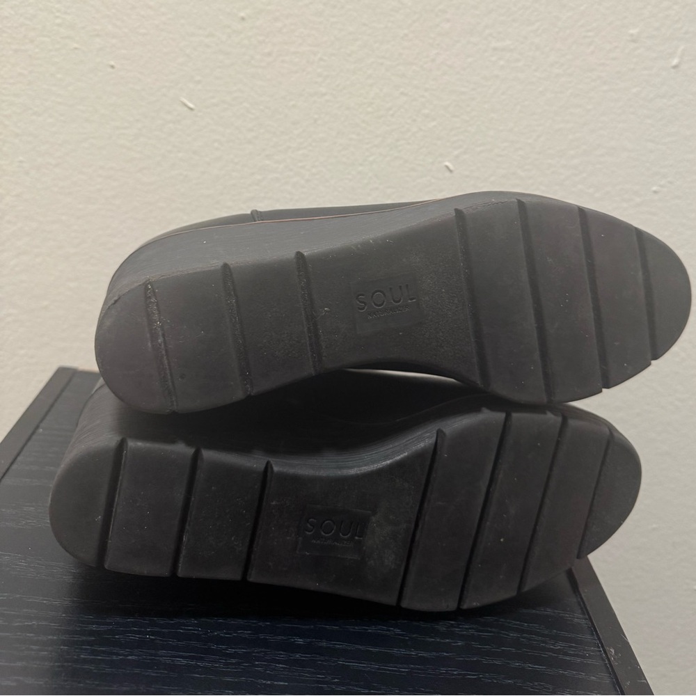 Naturalizer Black Wedge Boots - Picture 5 of 8